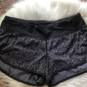 Lululemon speed shorts